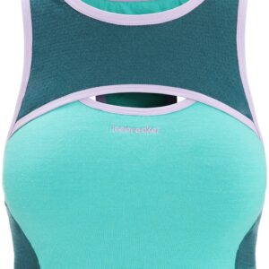 Icebreaker ZoneKnit Sports Bra Fresh/green glory M